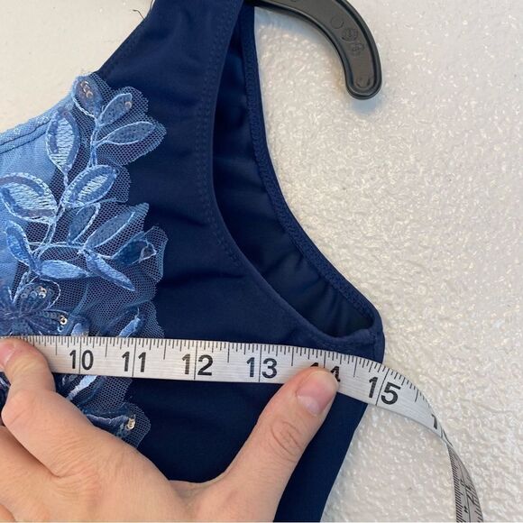 Revolution Dance Costume blue lyrical winter mesh MEMORIES RC23918 MA adult - Picture 11 of 14